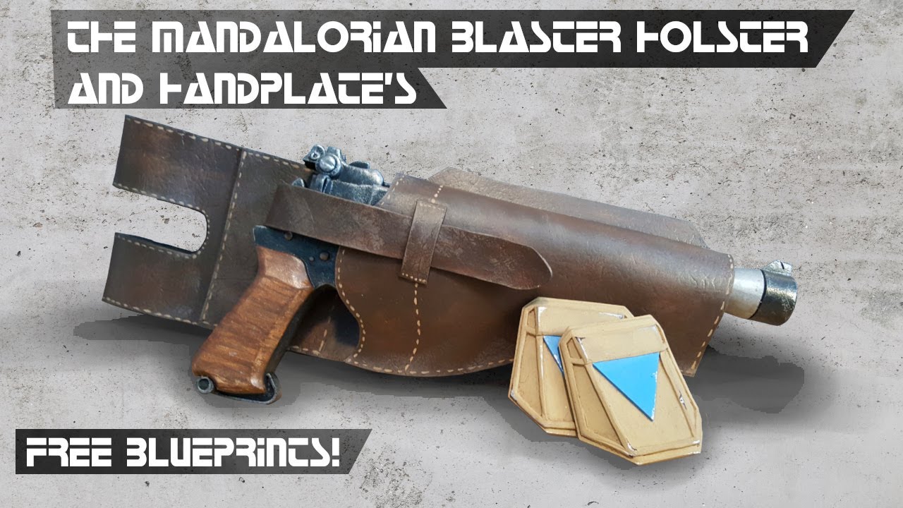 The Mandalorian (Din Djarin) Blaster Holster and Hand Plates DIY EVA Foam