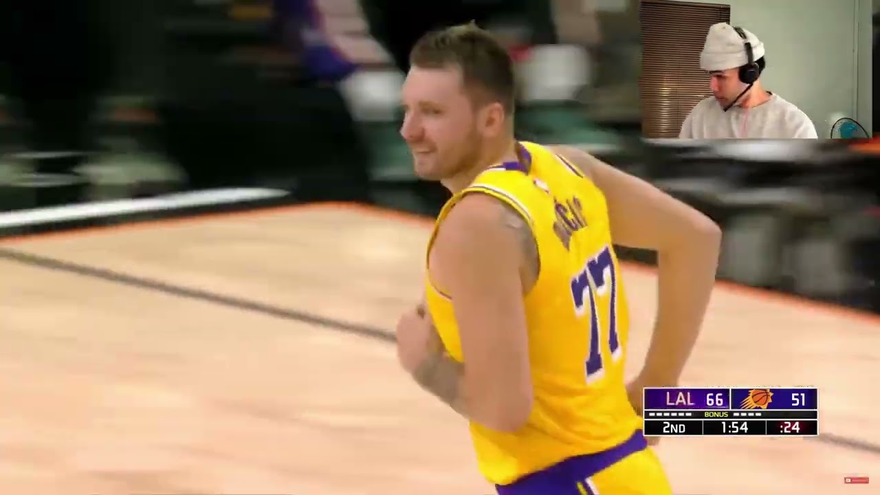 LUKA MVP MODE? Reacting to Lakers vs Suns Highlights 2025/2026