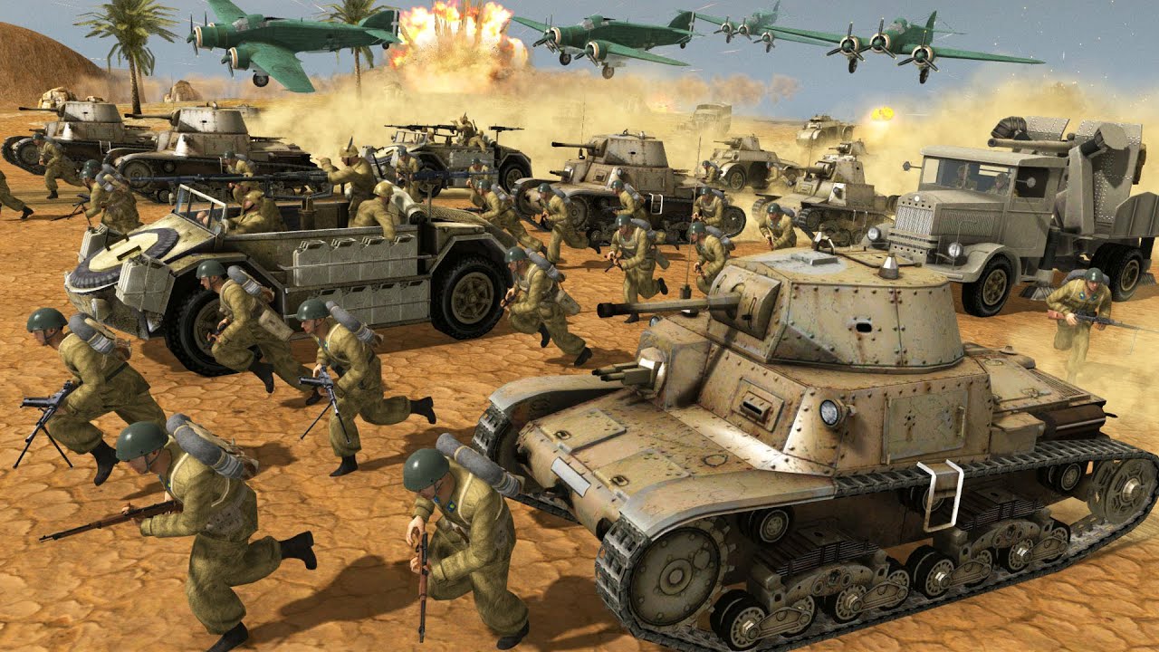 Largest ITALIAN ARMY Charge of WW2! - Call to Arms: Gate of Hell Battle Simulator
