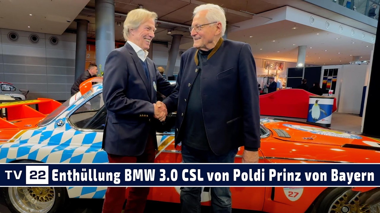 MOTOR TV22: Neues Design f&uuml;r den BMW 3.0 CSL von Poldi von Bayern - Design Walter Maurer