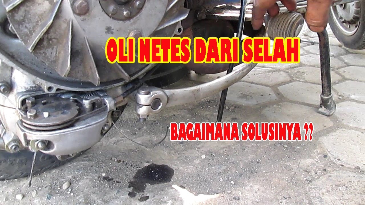 Cara mengganti seal selah vespa