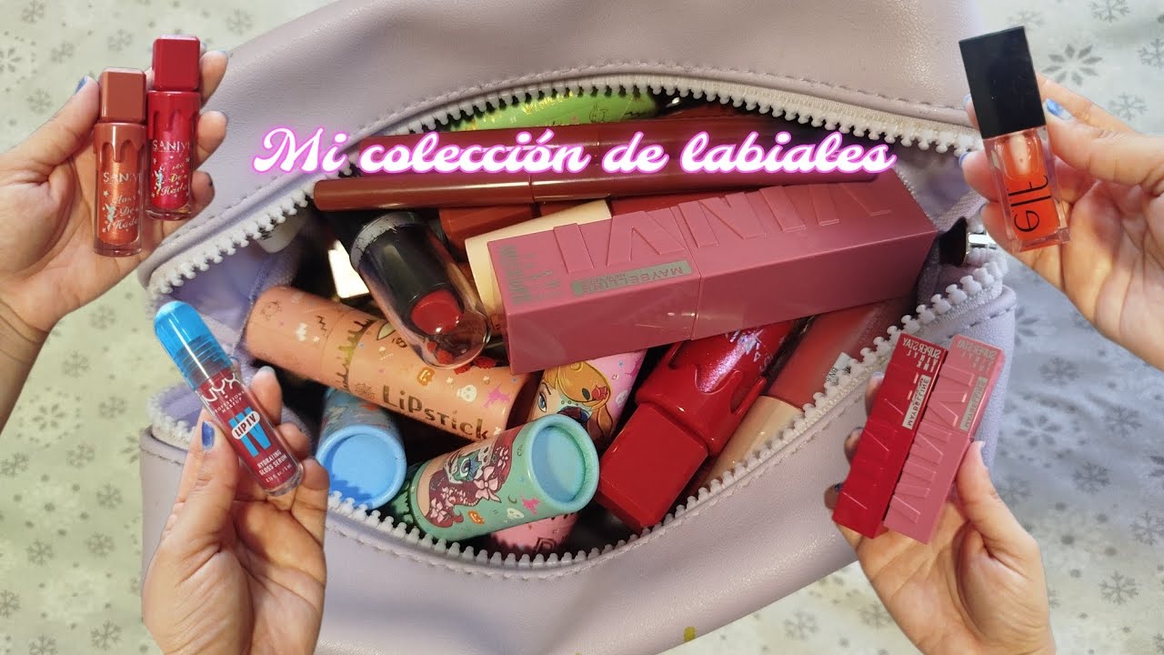 Les muestro mi colección de labiales 💄💋