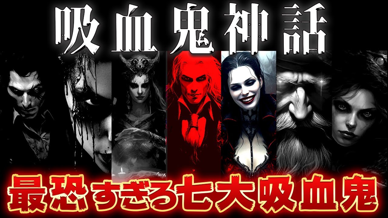 【ゆっくり解説】神話最強の怪物集団「吸血鬼」の正体を徹底解説！ヴァンパイアは実在する？