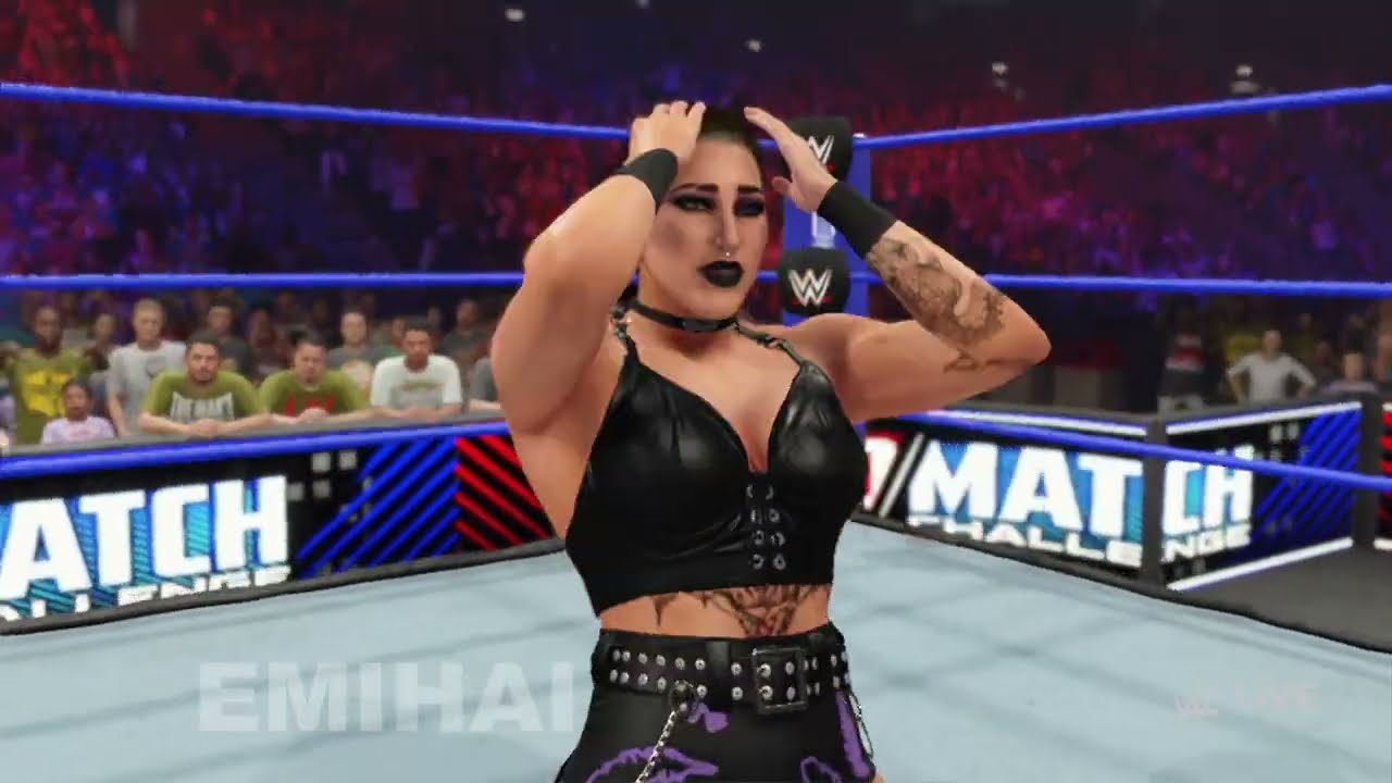 Rhea Ripley vs. Liv Morgan - WWE 2K23