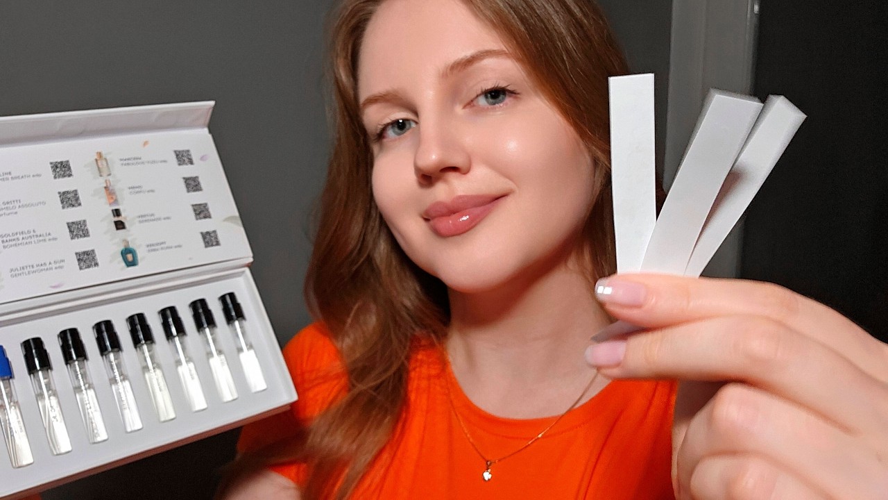 АСМР Выбираем для Тебя Цитрусовый Парфюм из Randewoo • ASMR Citrus Perfume Selection