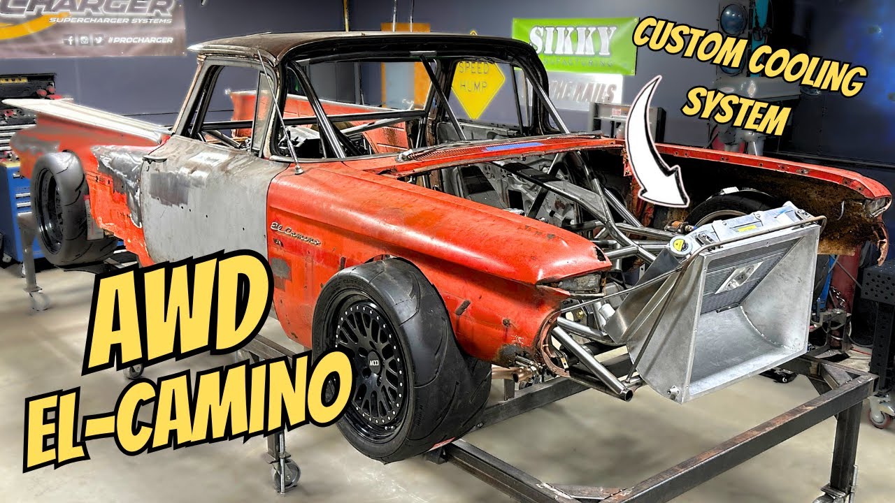 Building the World’s First AWD Tube-Chassis El Camino | Custom Cooling Fab Gets Real