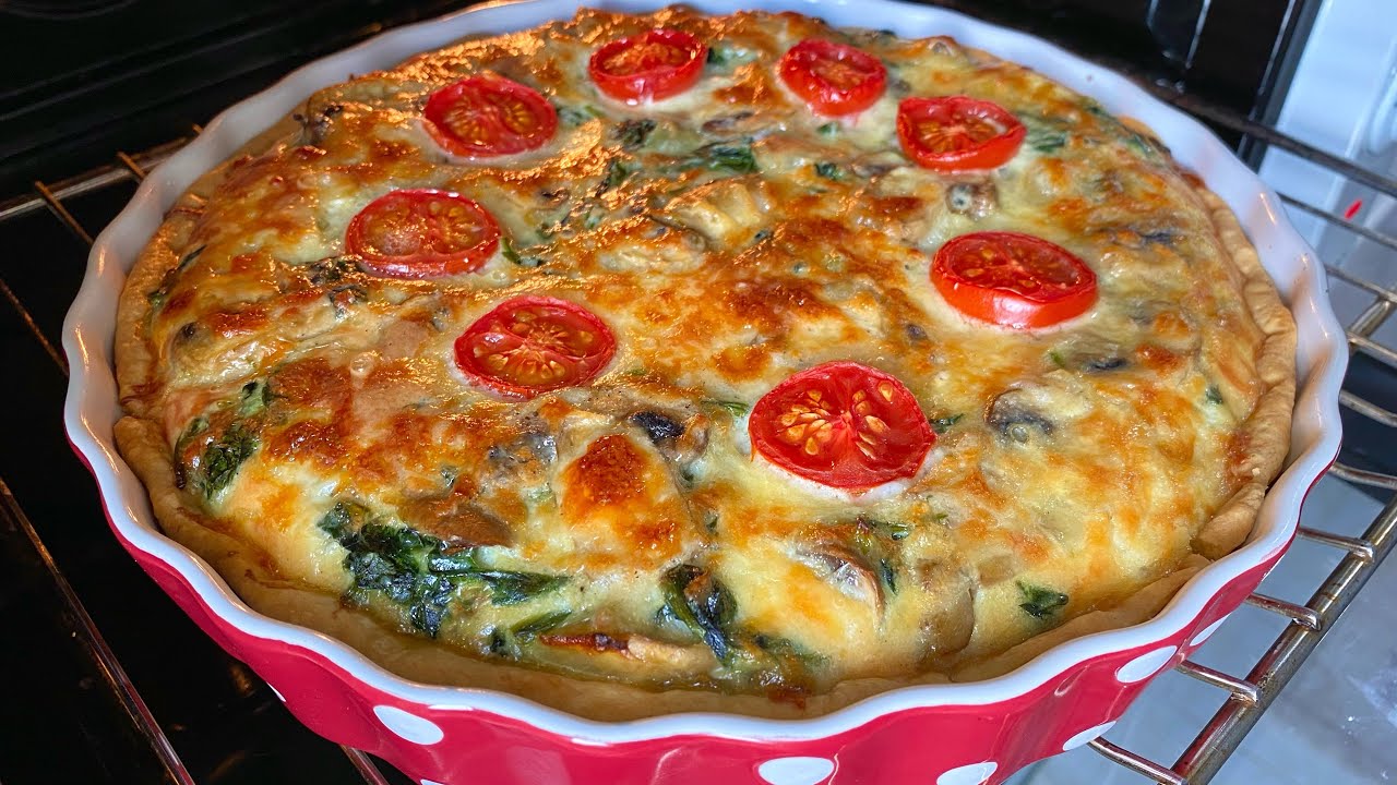 Очень вкусный рецепт пирога со шпинатом - рецепты içek