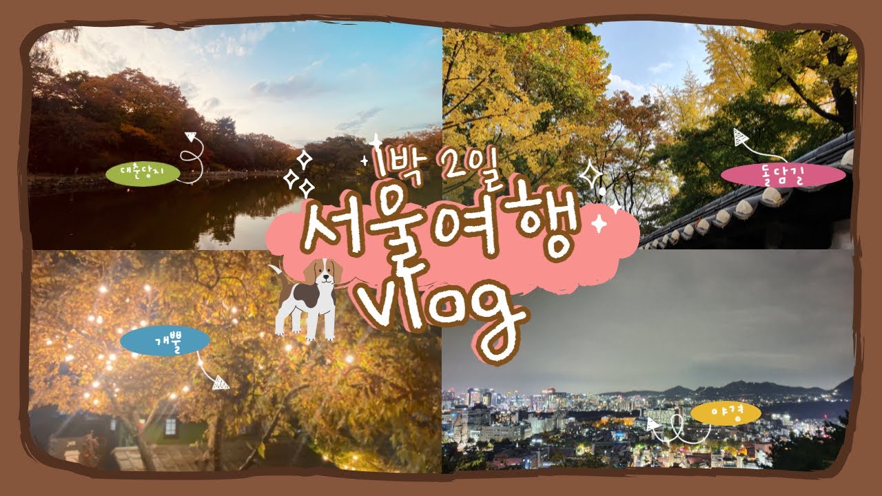 서울 여행 브이로그ㅣ창덕궁, 창경궁 나들이 #단풍놀이 #소확행