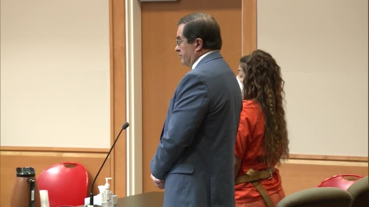 Full video: Kayla Montgomery enters guilty plea to perjury charges, is sentenced