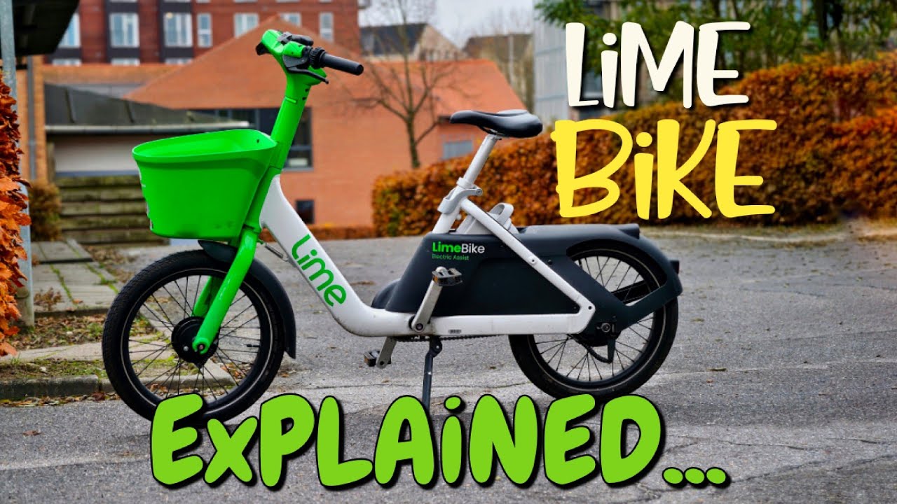 LIME BIKE, Rental Electric Padel Assist Bike!  Explained...