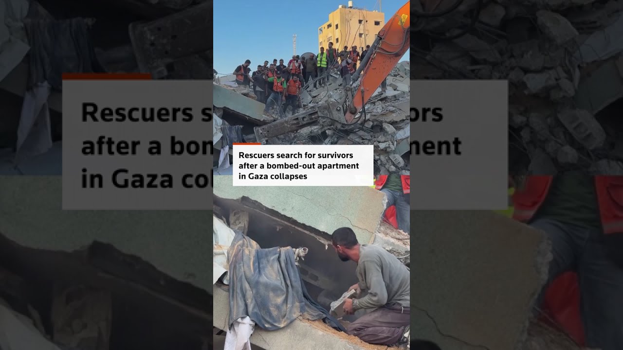В Газе обрушилось поврежденное войной здание: не менее 20 погибших