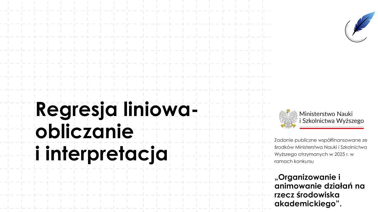 Nawigator 2.0: Regresja liniowa-  obliczanie i interpretacja