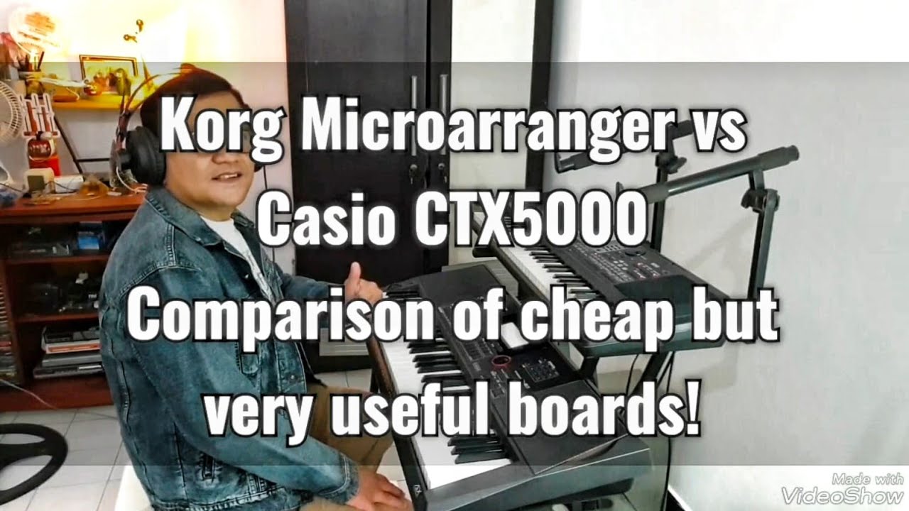 Casio CTX5000 vs Korg Microarranger, yuk bandingin sound keyboard murah tapi fungsional ini