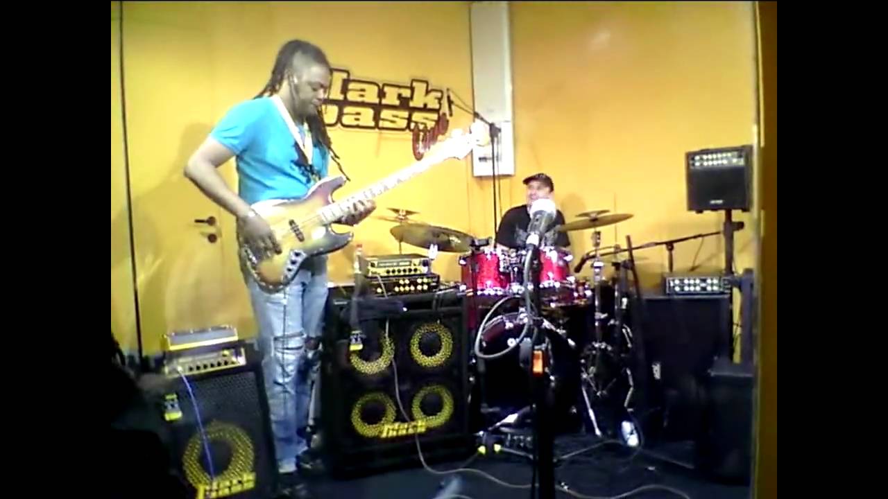 Linley Marthe with Damien Schmitt at Musikmesse 2010