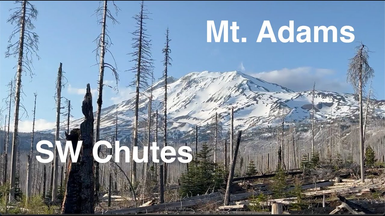 Skiing Mt. Adams Southwest Chutes