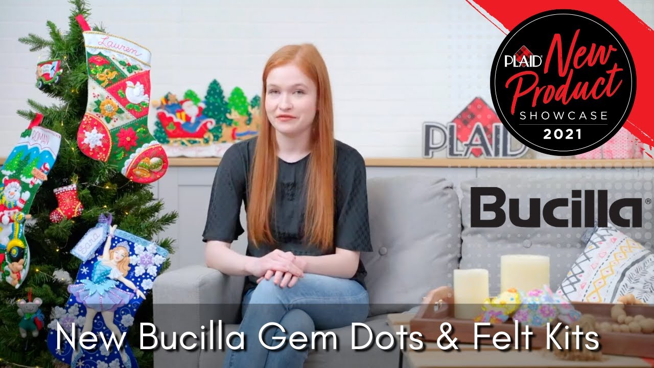 New Bucilla Gem Dot & Felt Kits - Plaid's 2021 New Product Showcase - Session 8