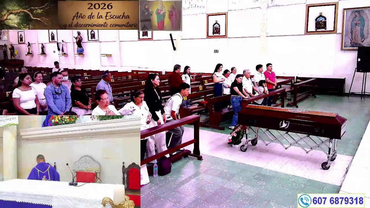 EUCARISTIA DE EXEQUIAS DE LA SRA + ROSA ELENA BAUTISTA DE BAUTOSTA-  PBRO ELEAZAR MUÑOZ- MARZO 19