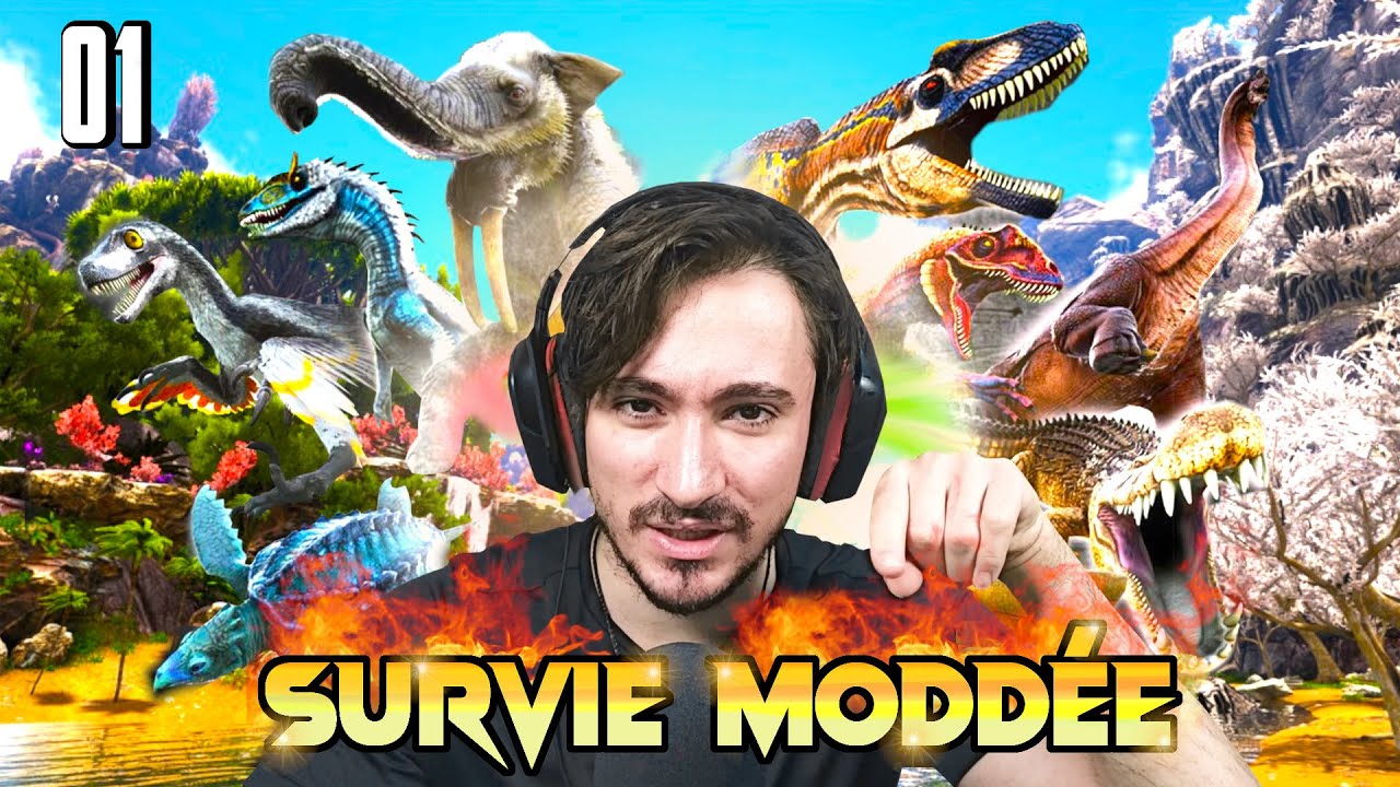JE D&Eacute;BUTE L'AVENTURE SUR LA MEILLEURE MAP MODD&Eacute;E !! [LIVE ARK TAENIASTELLA EP01]