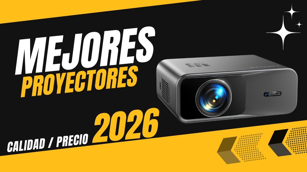 TOP 5 PROYECTORES que NO CREERÁS por su PRECIO 💸 (Calidad brutal 2026)