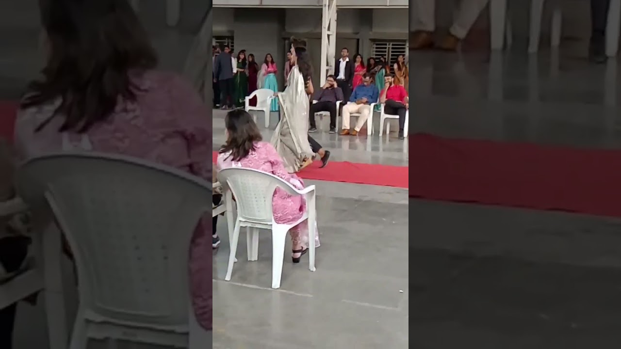 college couple ramp walk