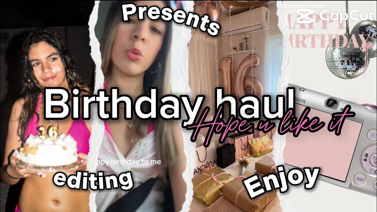 Birthday haul !🥳