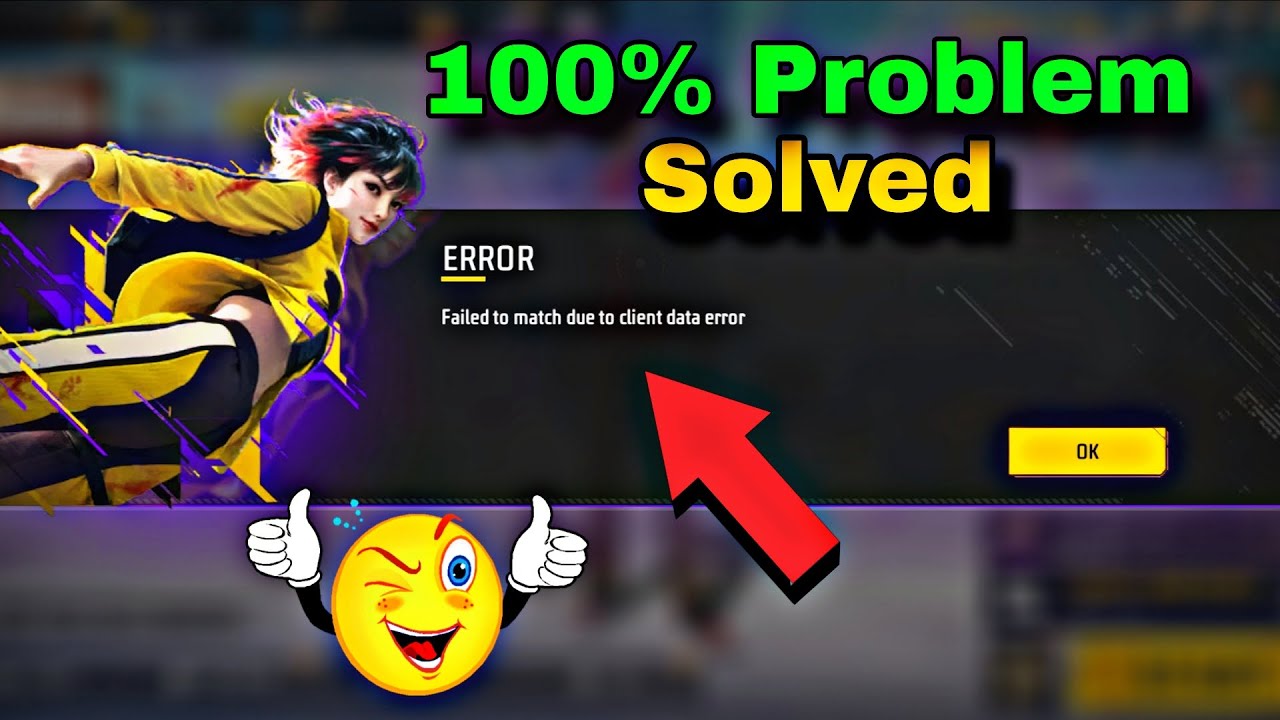 How to fix free fire failed to match due to client data error | Freefire steal pet hack Crx_kimg2026