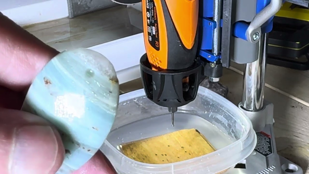 Precision Drilling Gemstones With My New Dremel Drill Press