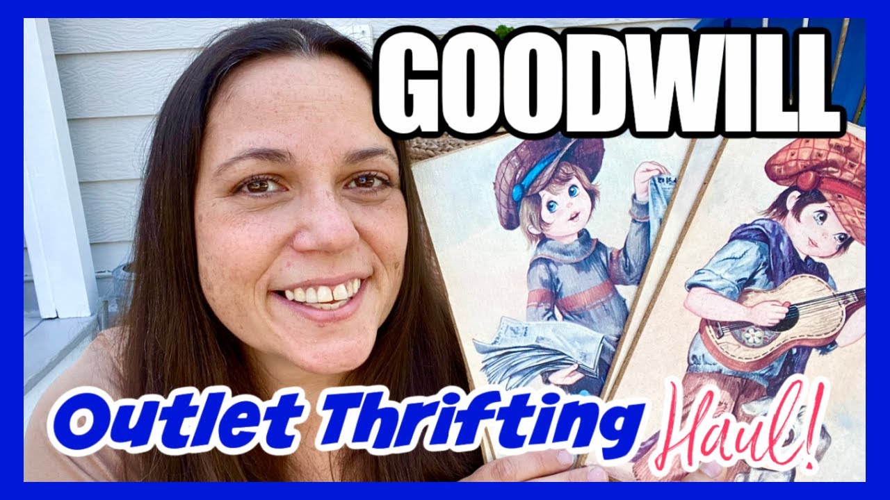 GOODWILL OUTLET BINS THRIFTING! FUN VINTAGE & HOME DECOR THRIFT HAUL!