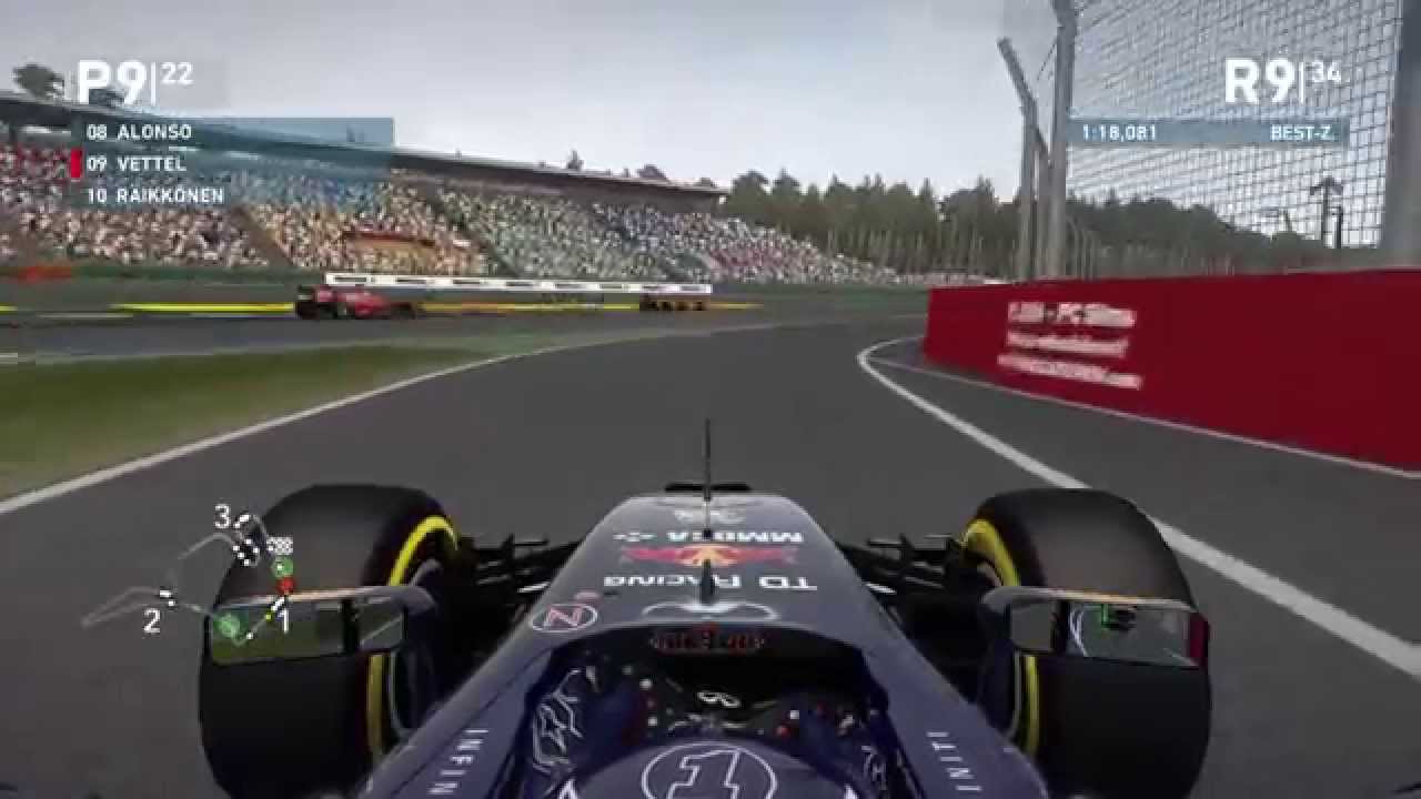 F1 2014 Gameplay Germany 50% Race Sebastian Vettel