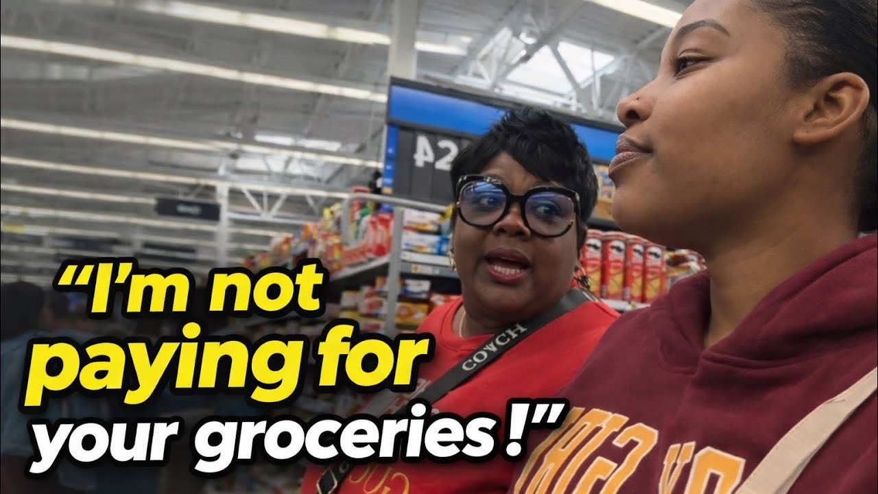 All I asked was for her to pay for my groceries since I was the ride to Walmart anyway 🤣💁🏽‍♀️