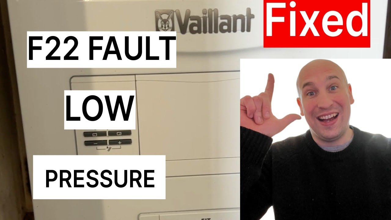 How to pressurise a Vaillant Ecofit Boiler F22 FAULT