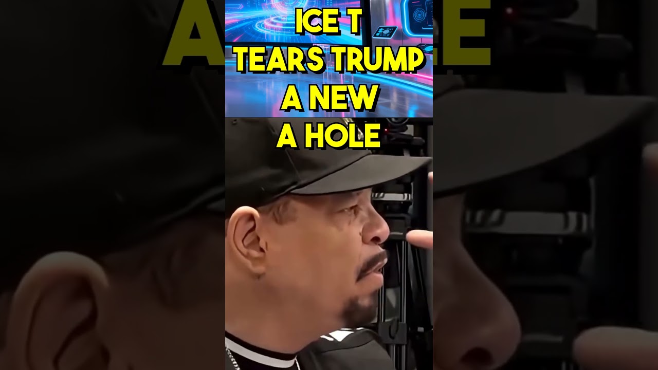 ICE T TEARS TRUMP NEW A HOLE
