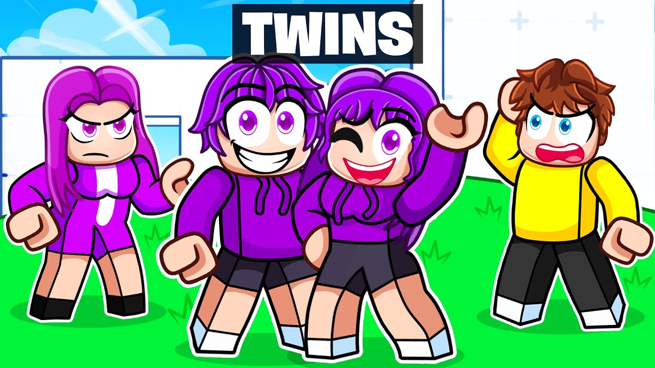Playing Roblox with my TWIN SISTER&hellip;