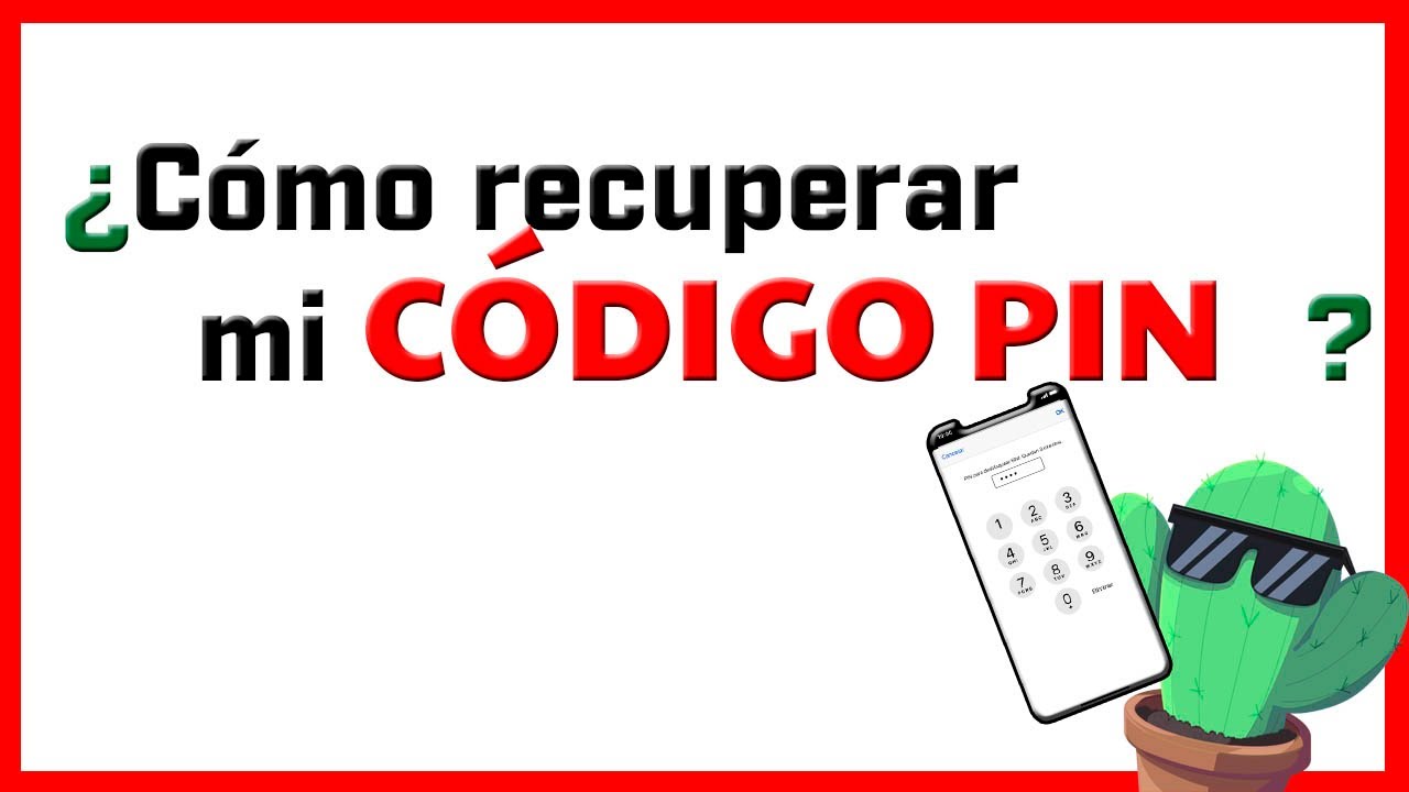 COMO recuperar mi CODIGO PIN muy R&Aacute;PIDO y f&aacute;cil