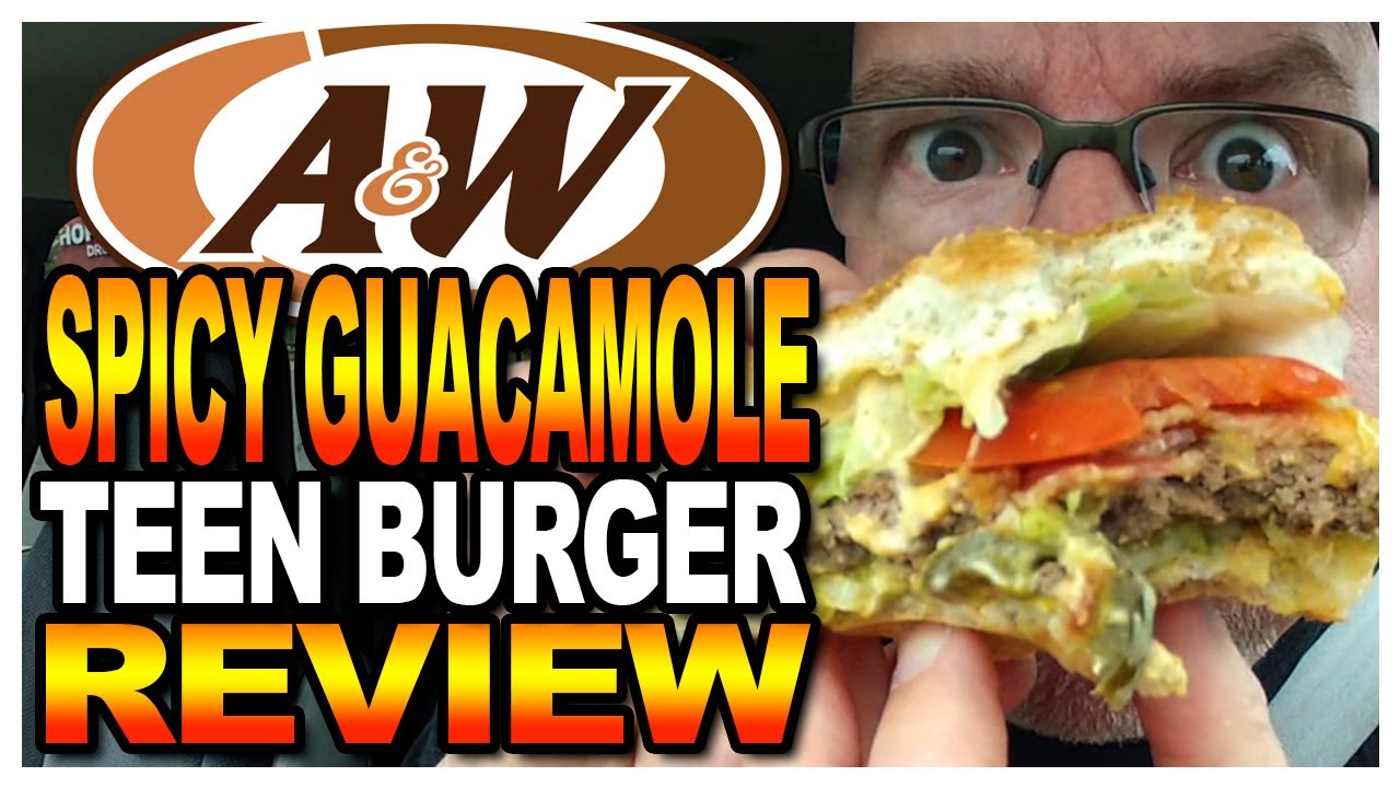 A&W Spicy Guacamole Teen Burger Combo Taste Test & Review