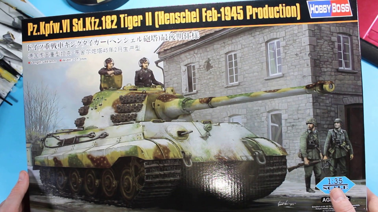 HobbyBoss 1/35 Tiger II/King Tiger Henschel/Production Turret Review