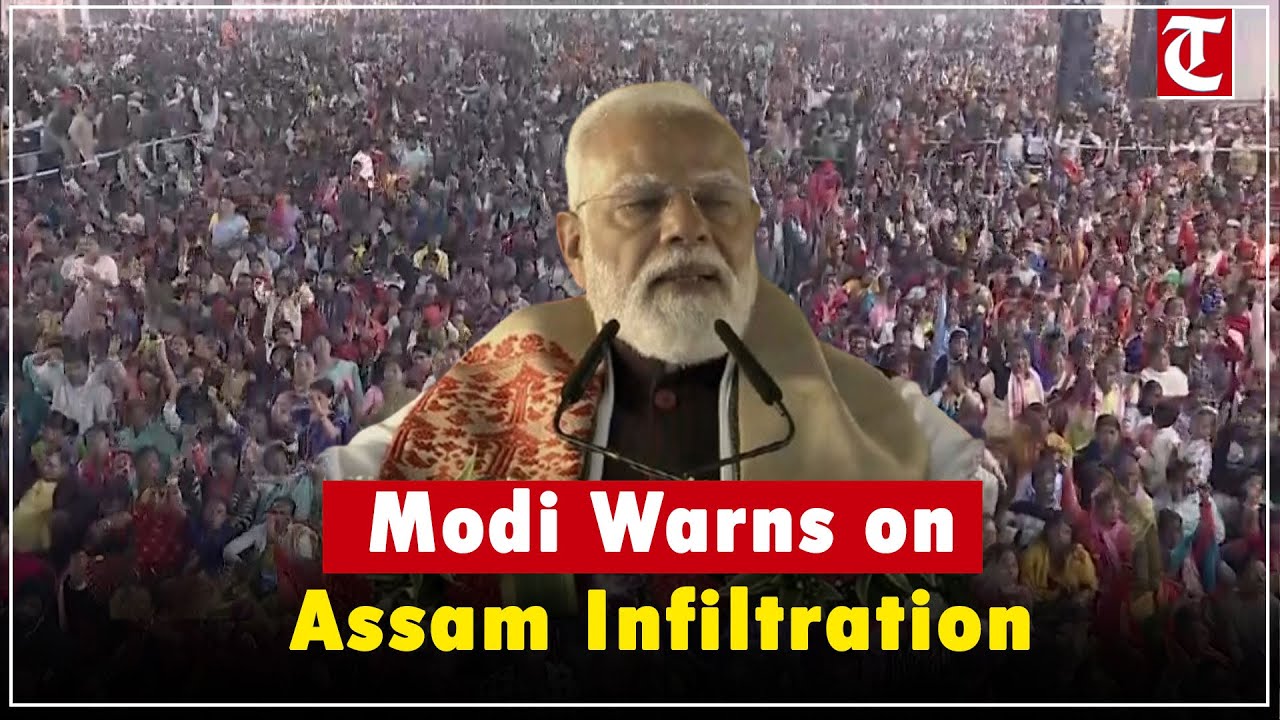 PM Modi Warns on Infiltration, Calls It Major Threat to Assam’s Identity and Culture