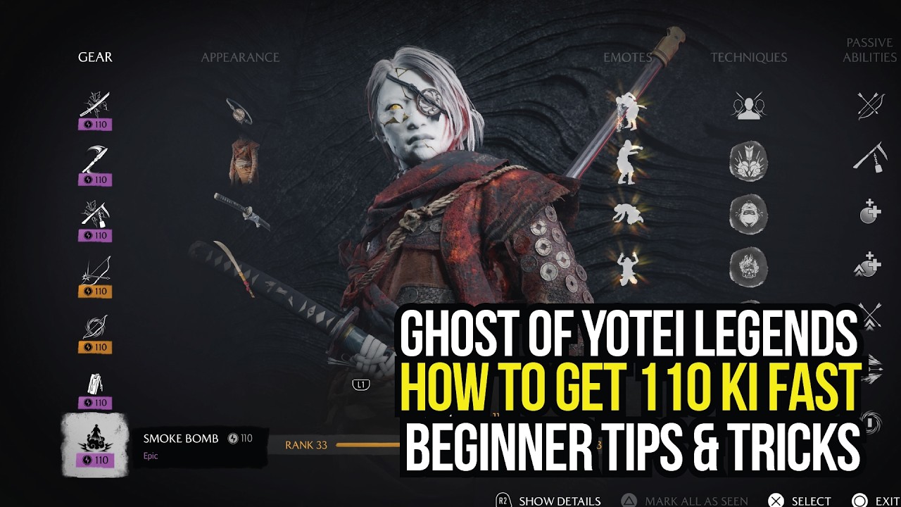Ghost of Yotei Legends – Как быстро получить 110 Ки