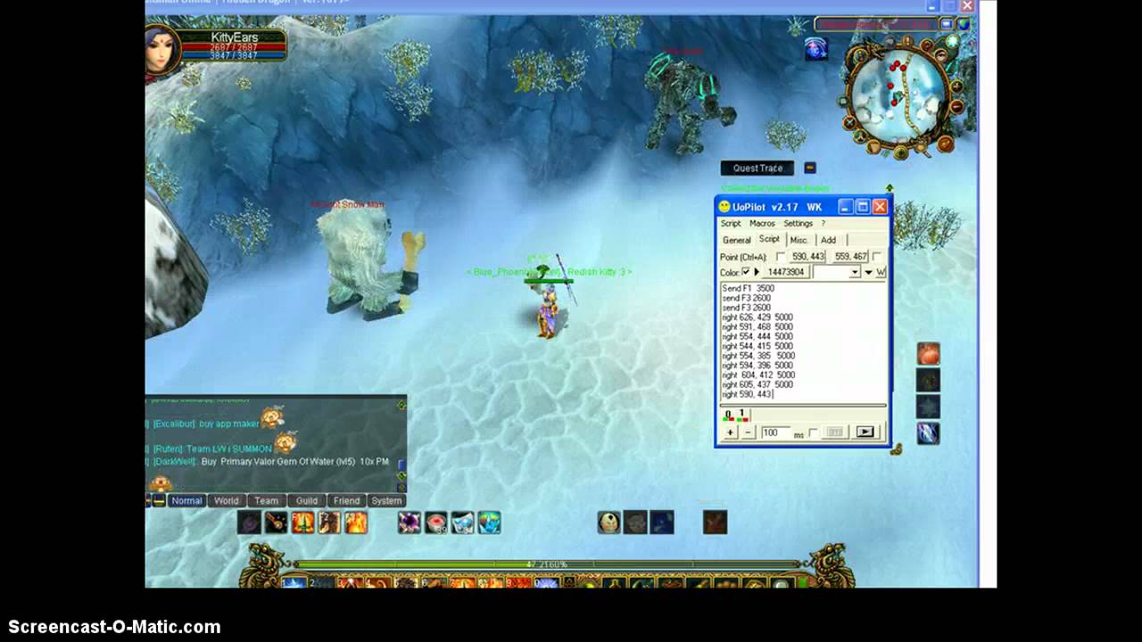 Talisman Online Auto Pick Up With UoPilot