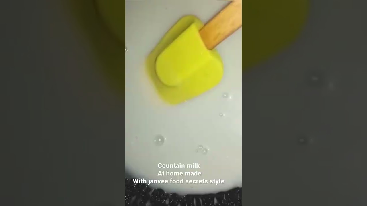 countain milk at home made 