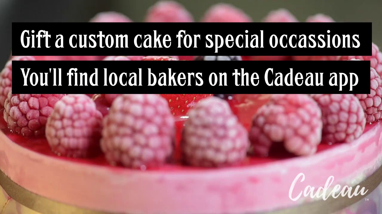 Gift designer cakes on Cadeau