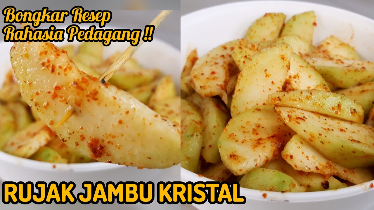 RESEP RUJAK JAMBU KRISTAL || Ternyata Gampang Dan Simple Bangeett !!