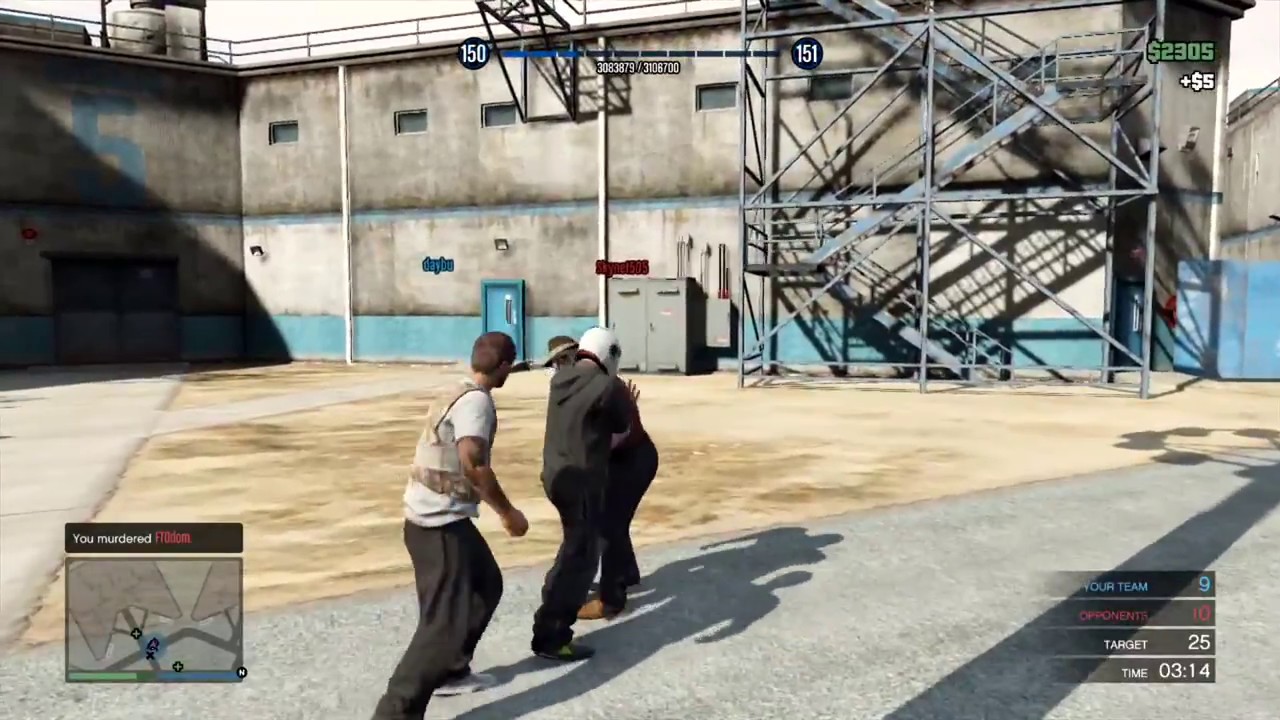GTA 5 Online Prison Punch-up 