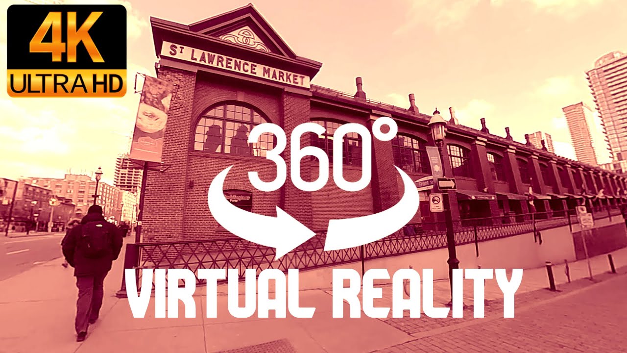 360Video VR 4K Front Street East To Yonge Street Toronto