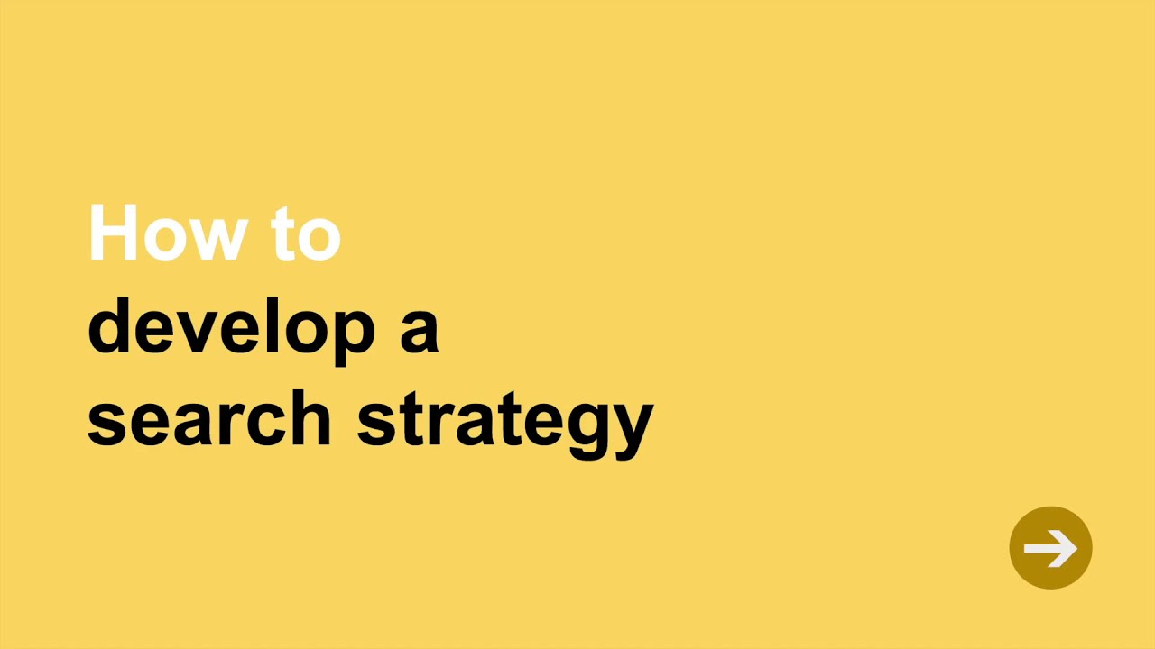 Develop a PubMed Search Strategy for a Systematic Review