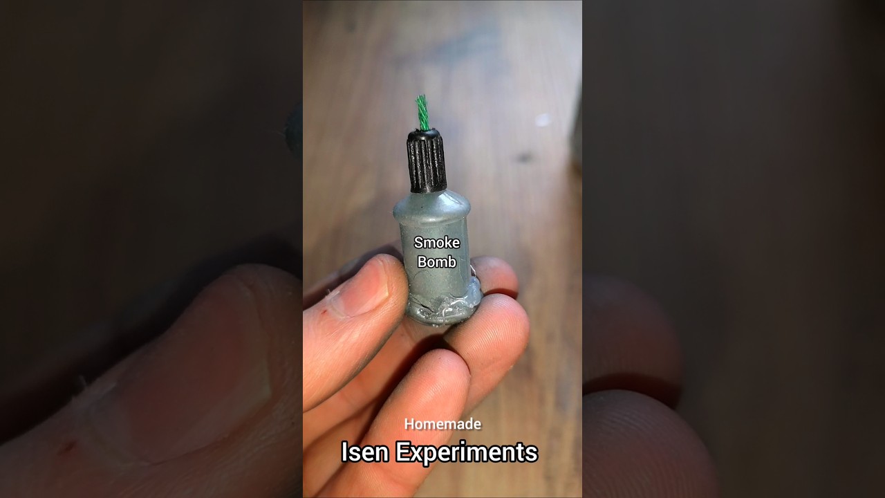 DIY Small Smoke Bomb #experiment #firecrackers #fireworks #crackers #lifehack