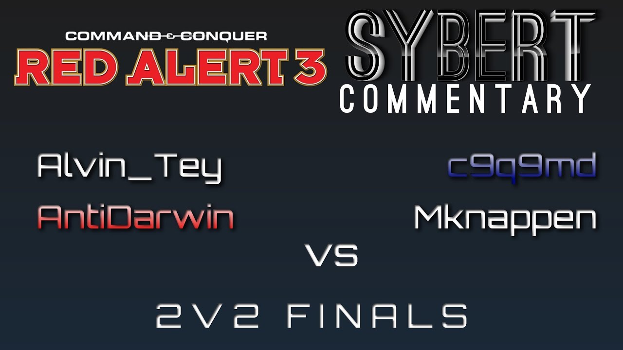 Alvin_Tey & AntiDarwin vs c9q9md & Mknappen - Bo5 2v2 Finals - Red Alert 3