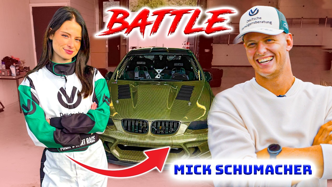 Ich drifte gegen Mick Schumacher 😳 (gar kein Druck...🥲)