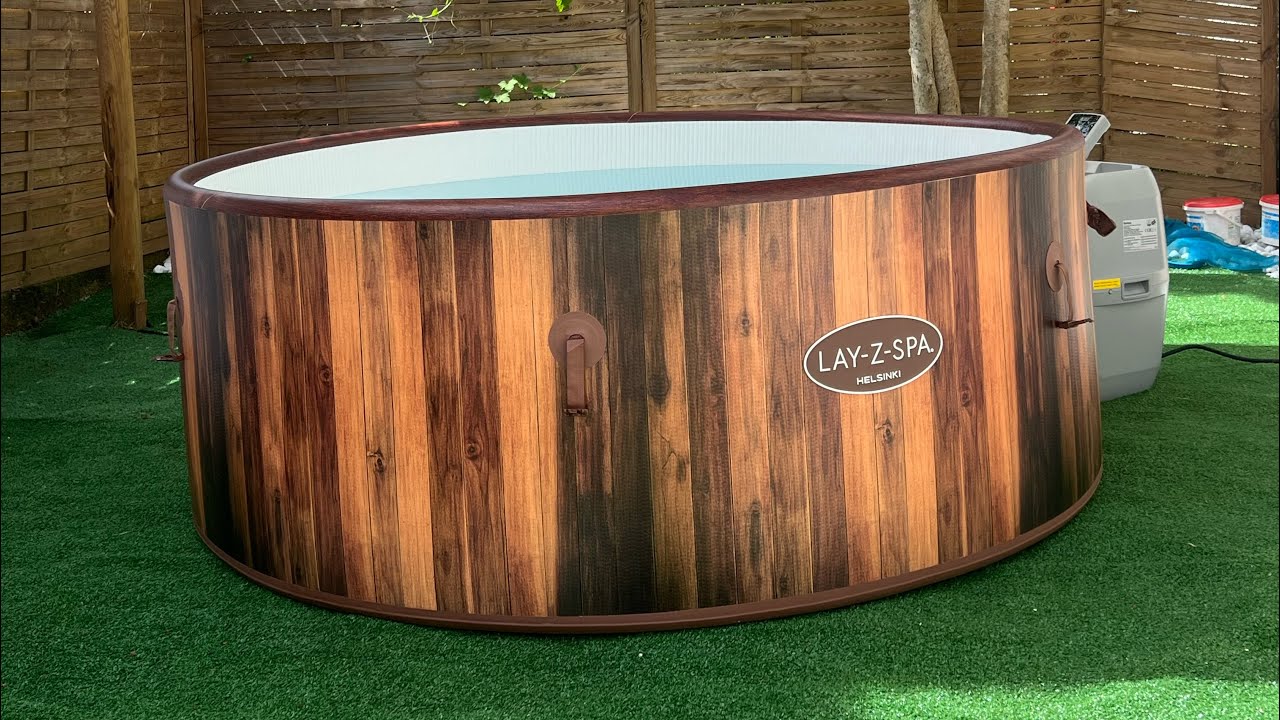 Test et installation jacuzzi spa  semi rigide à 600€ acheté sur ManoMano