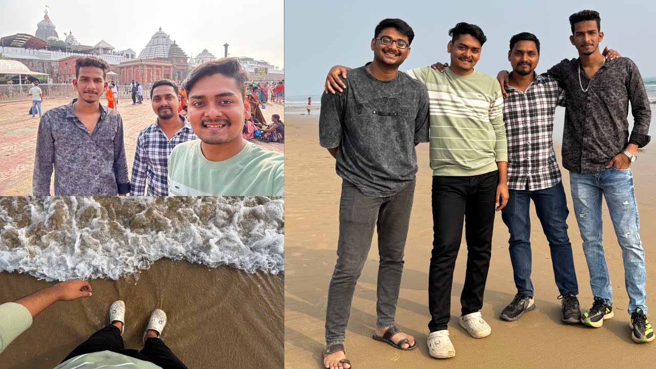 Unlimited Fun with College Friends in Puri 😎 | Divine Jagannath Vibes.
